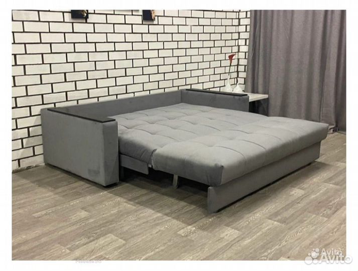 Диван Аккордеон 1400 Velutta LUX 32 накладки мдф