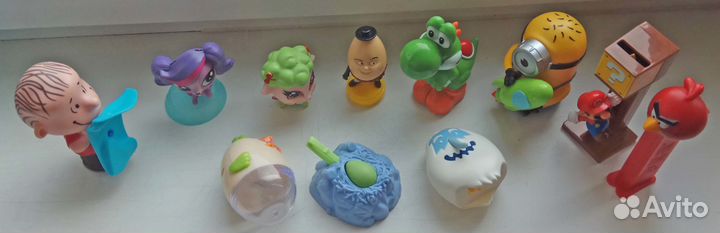 Киндеры,из Макдональдса, чупа-чупс