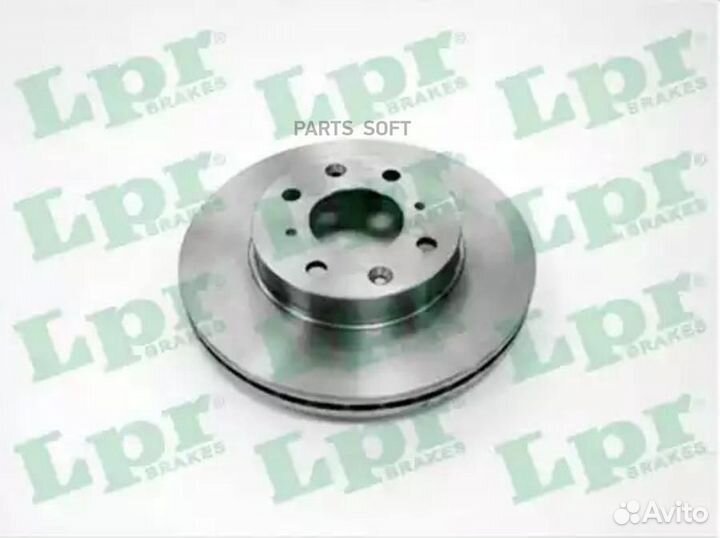 LPR H1211V Диск тормозной honda civic 1.3-1.6 91-0