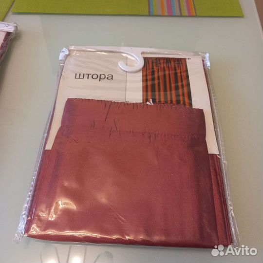 Новые готовые Шторы на окно из 100 полиэстера