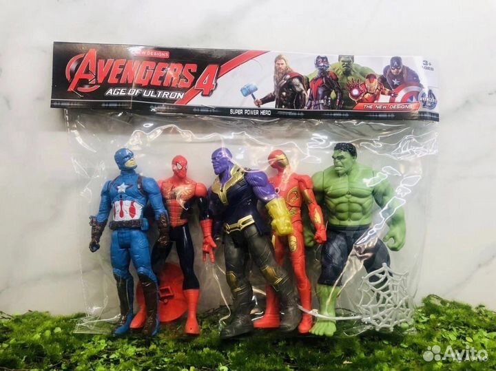 Фигурки Супергероев Марвел со светом