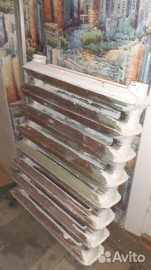 Чугунный радиатор отопления, Б/У