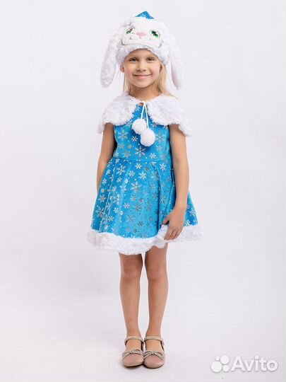 Карнавальный костюм девочке Зайка Зоя разм.98-52