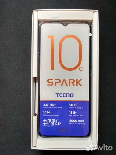 TECNO Spark 10c, 4/64 ГБ