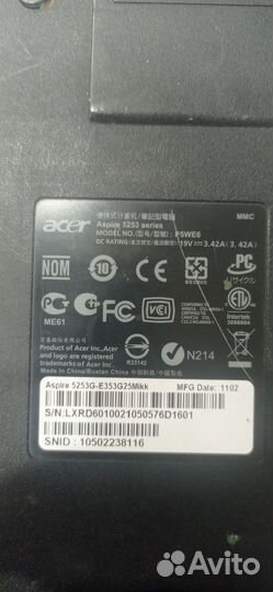 Acer aspire5253G