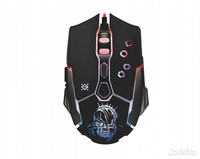 Мышь + коврик проводная defender killer GM-170L