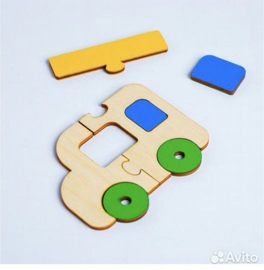 Деревянный пазл-конструктор