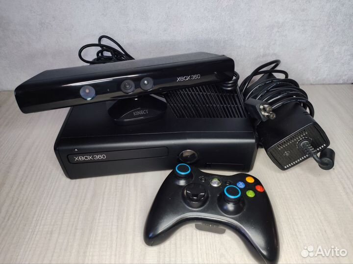 Xbox 360 500Gb 77игр kinect