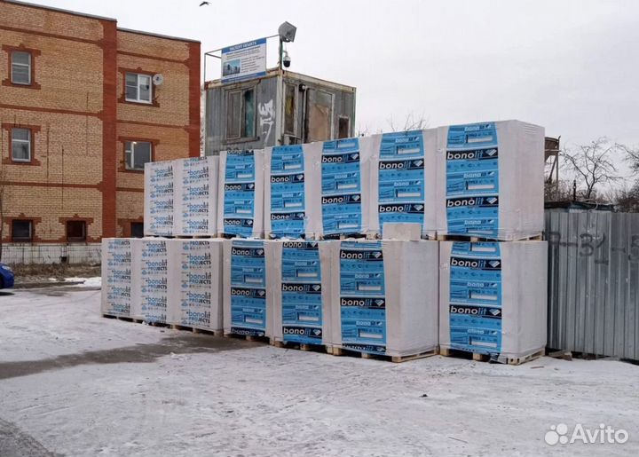 Газоблоки, Пеноблоки D500 любые размеры блока