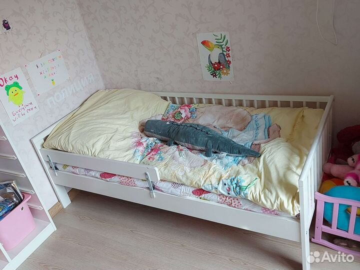 Детская кровать IKEA, матрас 160 х 70