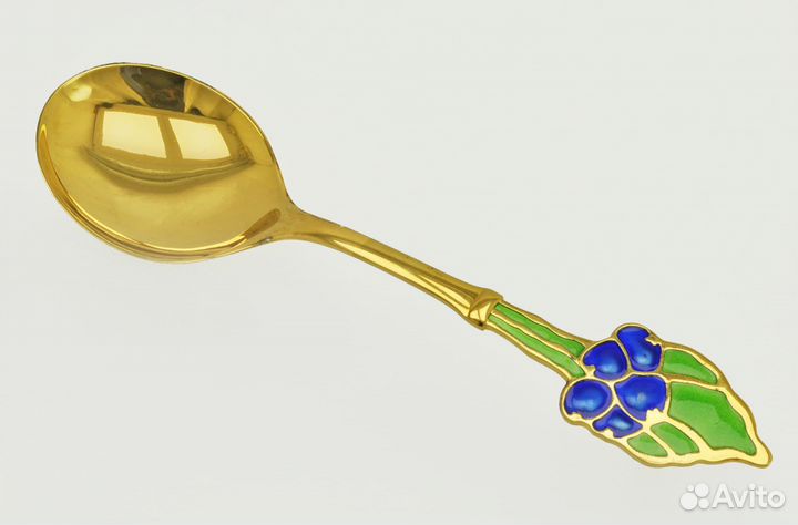 Коллекционная ложка Robbe Berking серебро 925 проб