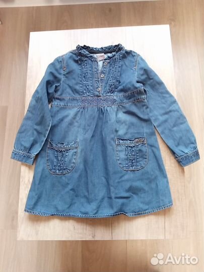 Джинсовое платье для девочки Mayoral 110