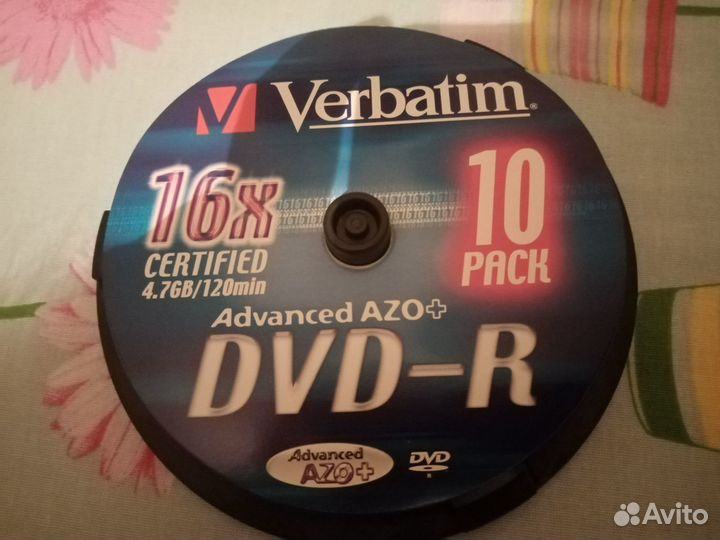 Диски DVD-R и CD-R (новые)