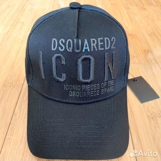 Кепка бейсболка dsqared2 Icon premium чёрная