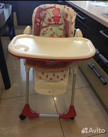 Стульчик для кормления chicco polly
