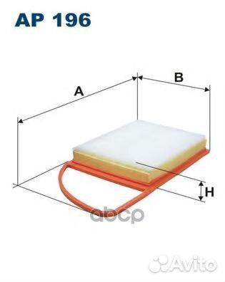 Фильтр воздушный citroen AP196 Filtron