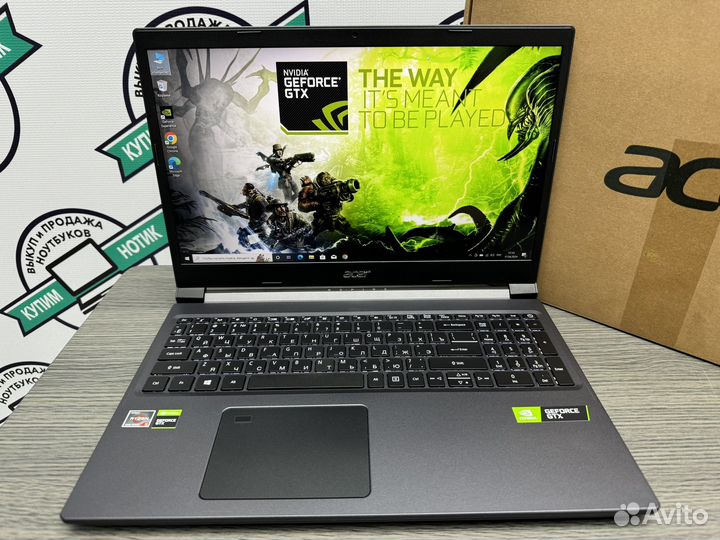 Acer Gaming Ryzen 5-5500 8Gb DDR4 GTX 1650 SSD