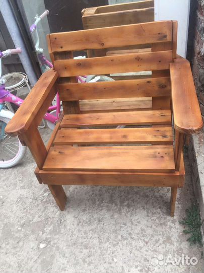 Скамейка лавочка садовая