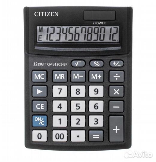 Калькулятор настольный Citizen CMB1201-BK