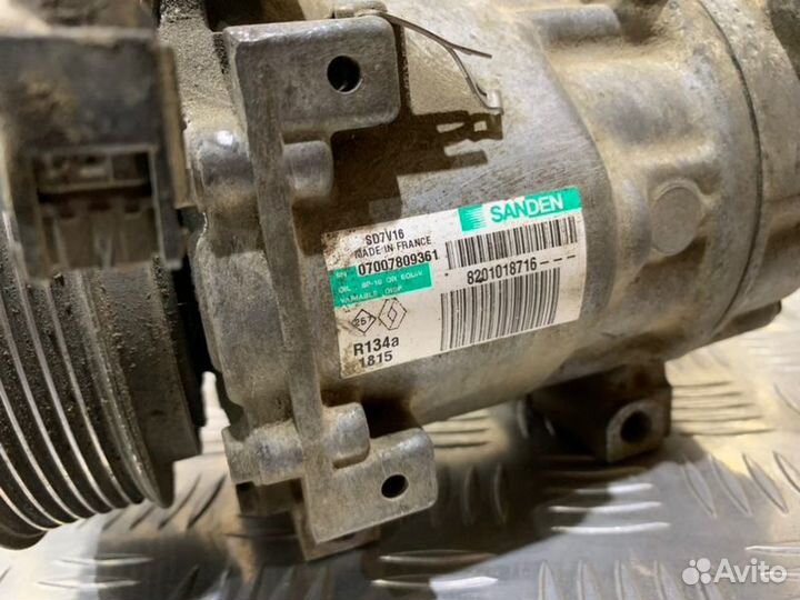 Компрессор кондиционера Renault Duster 2012-2015