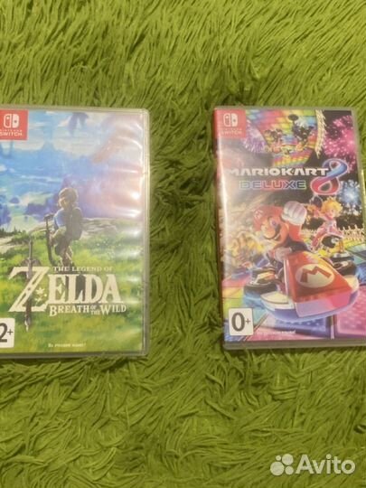 Продаю игры, zelda & mario kart 8 deluxe