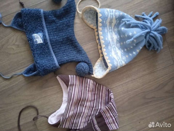 Шапочки от рождения до 6лет