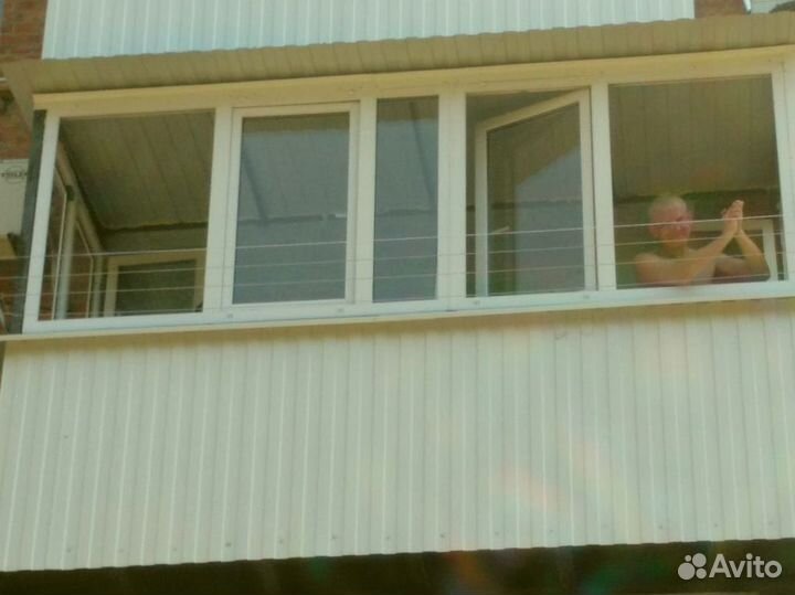 Остекление лоджии/Бесплатный замер