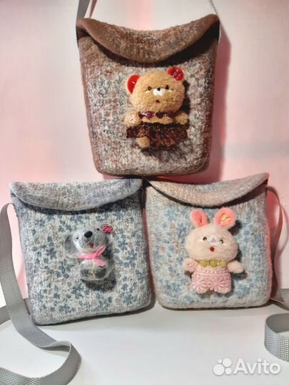 Сумочки через плечо ручная работа