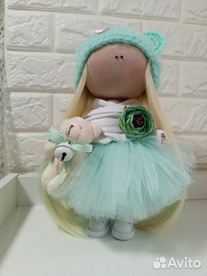 Интерьерная кукла Тильда