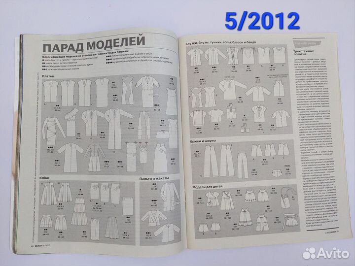 Журналы бурда моден 2010-2015