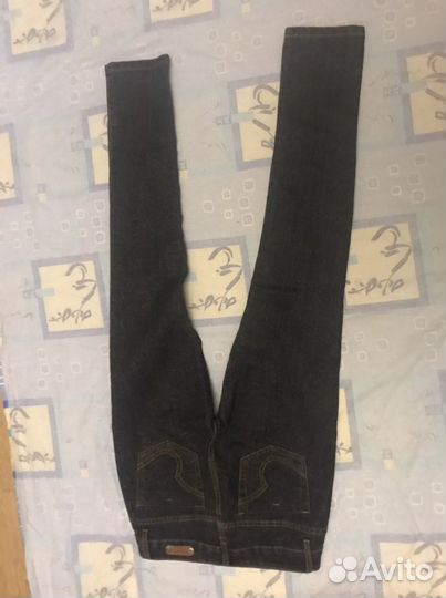 Джинсы с золотой нитью 38р