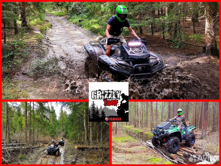 Прокат квадроциклов премиум класса Yamaha Grizzly