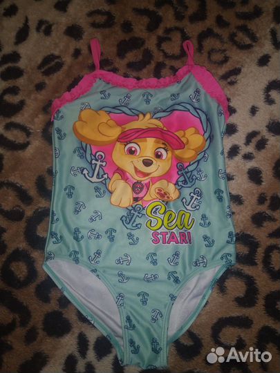 Купальник для девочки 110/116
