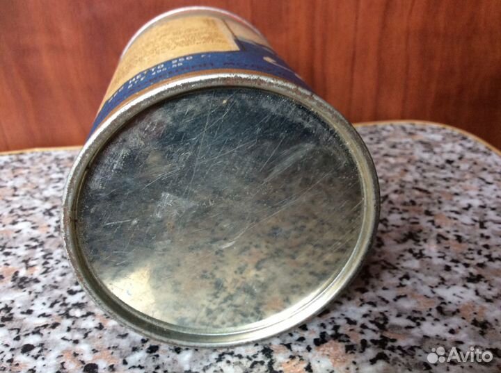 Коллекционная жестяная банка -сухое молоко 1955 г