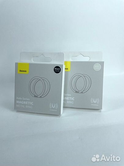 Пластины MagSafe Baseus Halo Series Magnetic Metal