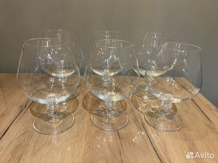 Бокалы для коньяка, коктейлей, стаканы для пива