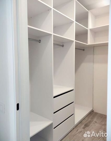 Гардеробные системы хранения на заказ