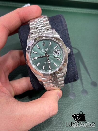 Часы Rolex Datejust Green Dial Jubilee