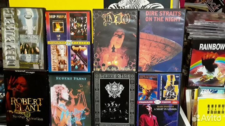 Blu-ray и DVD диски с муз. концертами