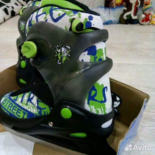 Коньки детские 38-41размер раздвижные