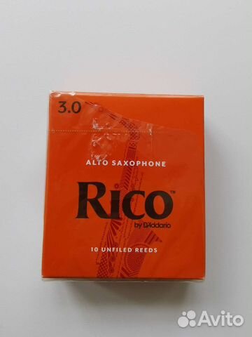 Трости Rico 3 для альт саксофона 9 шт RJA1030 купить в Екатеринбурге ...