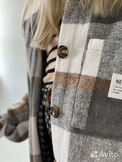 Рубашка утепленная детская