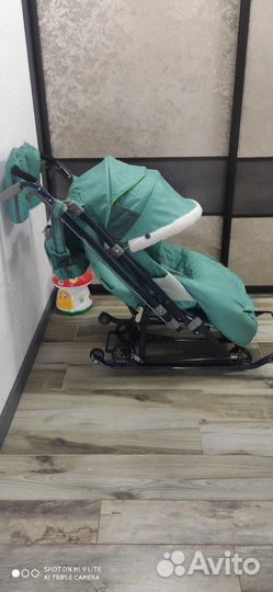 Санки коляска ника kids