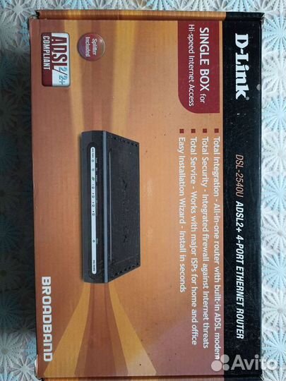 Модем D-Link DSL-2540U