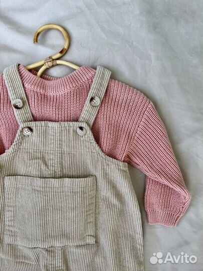 Комбинезон детский (новый) вельветовый джинсовый