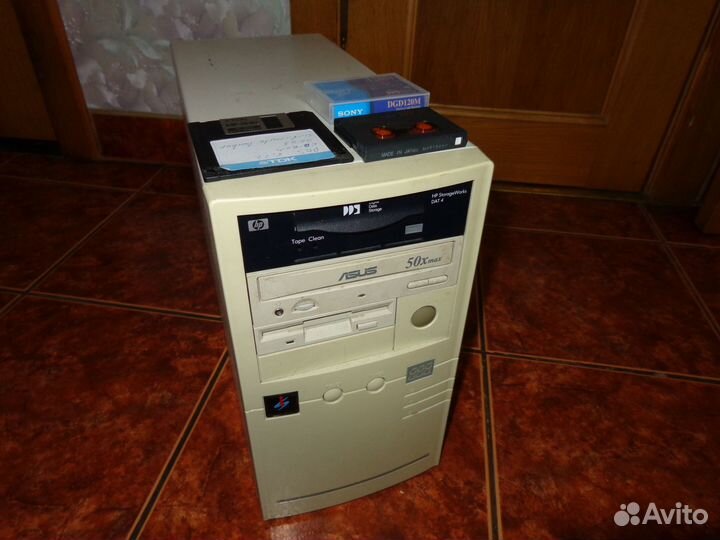 Ретро 486DX4-100 VLB с scsi-стримером на 4Гб