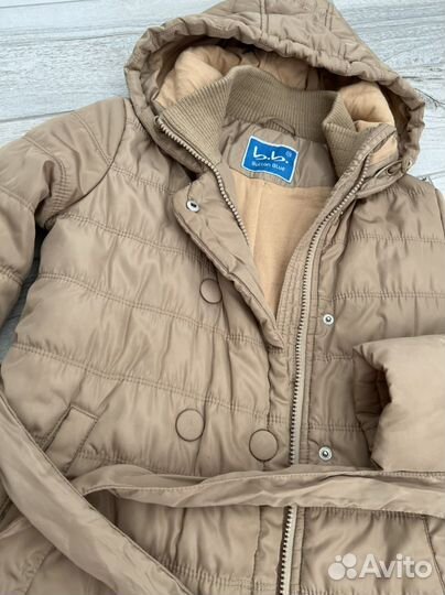 Пальто для девочки button blue