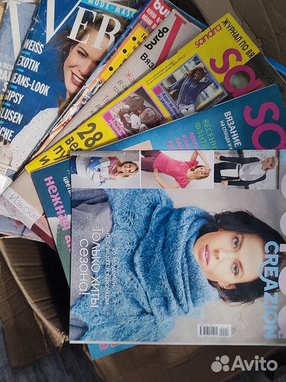 Журналы по вязанию разные