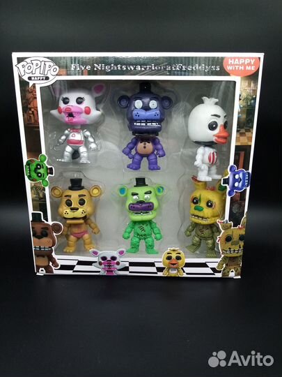 Аниматроники Фредди FNaF комплект 6в1