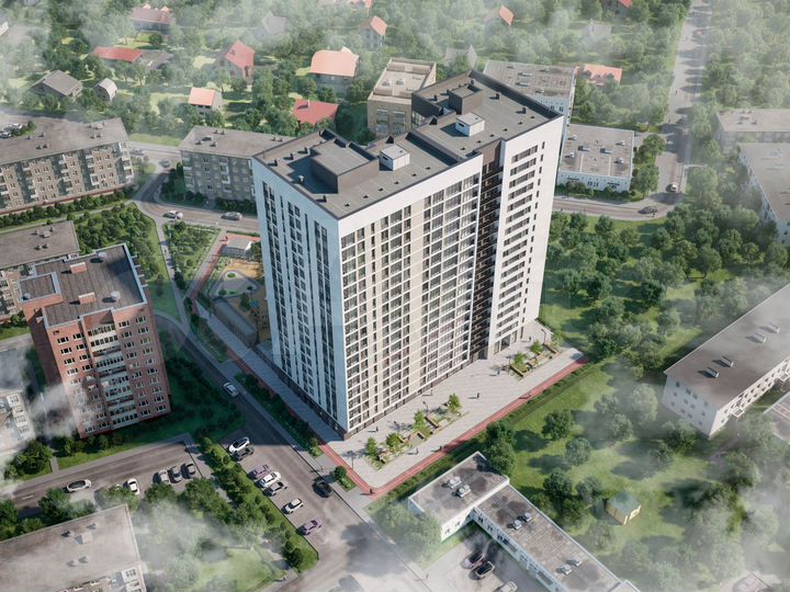 2-к. квартира, 58,8 м², 2/18 эт.